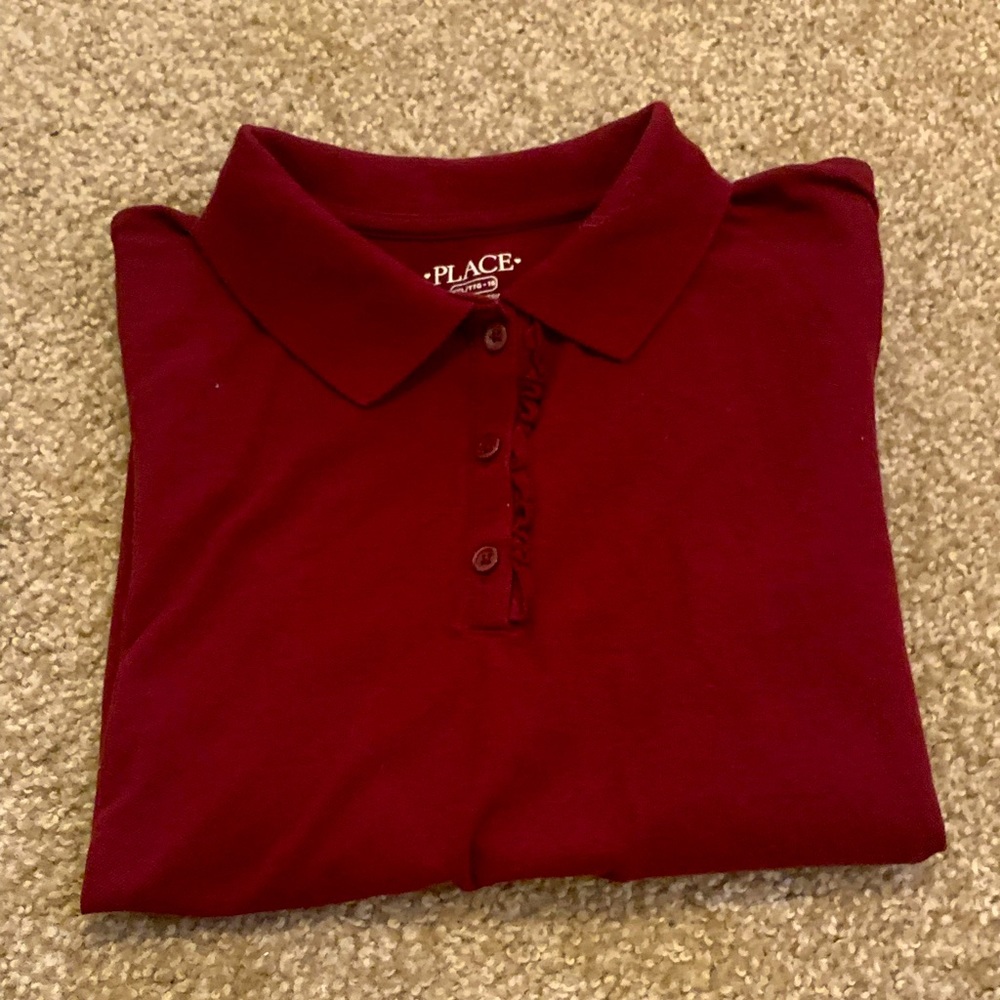 maroon uniform shirts